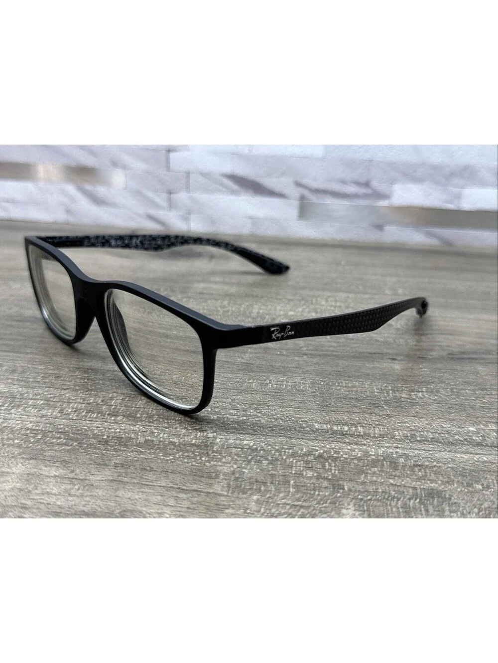 Ray-Ban Eyeglasses Mens Black Matte RB8903 5263 Carbon Fiber 55[]18-145